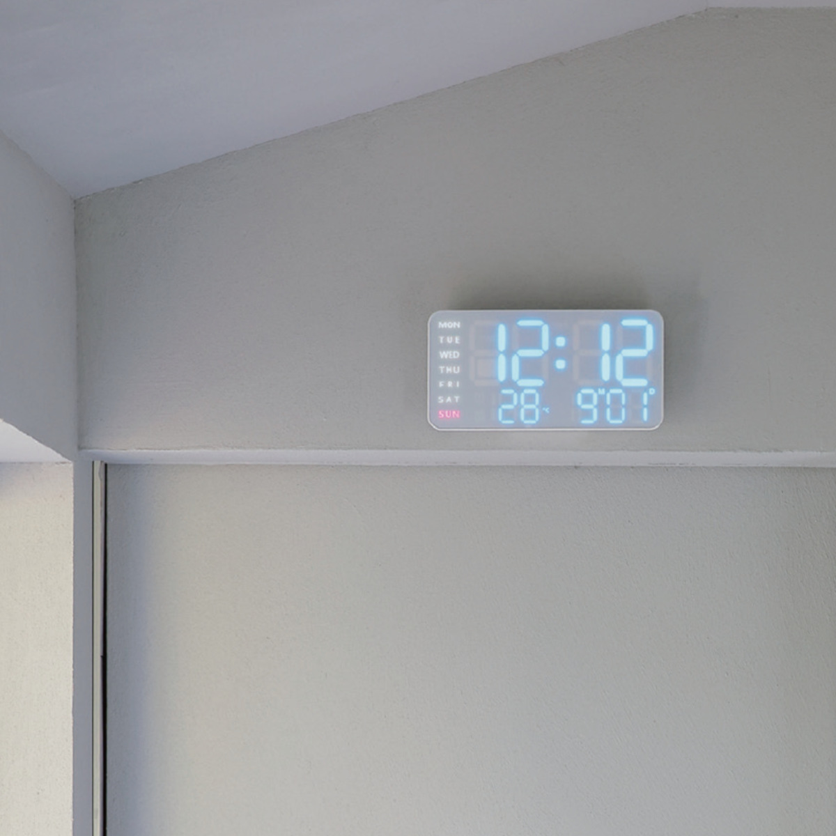 置き時計 LED デジタル時計 温度計付き 置...の詳細画像3