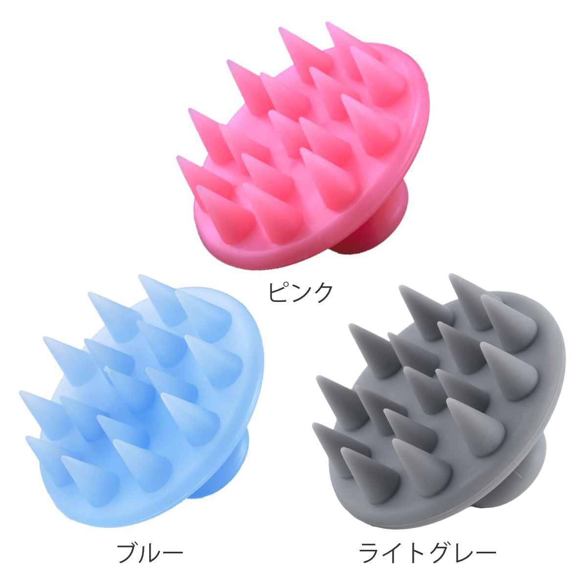 シャンプーブラシ 頭皮ブラシ シリコンシャンプ...の詳細画像1
