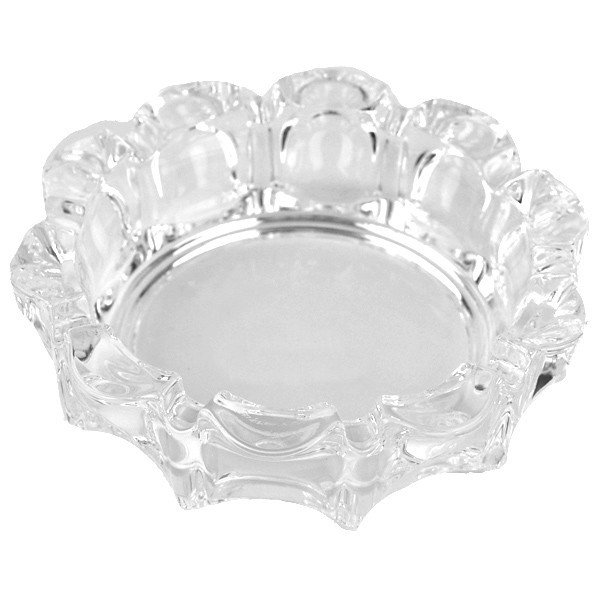 東洋佐々木ガラス 灰皿 卓上 ローラー灰皿 中 ガラス製 （ 卓上灰皿