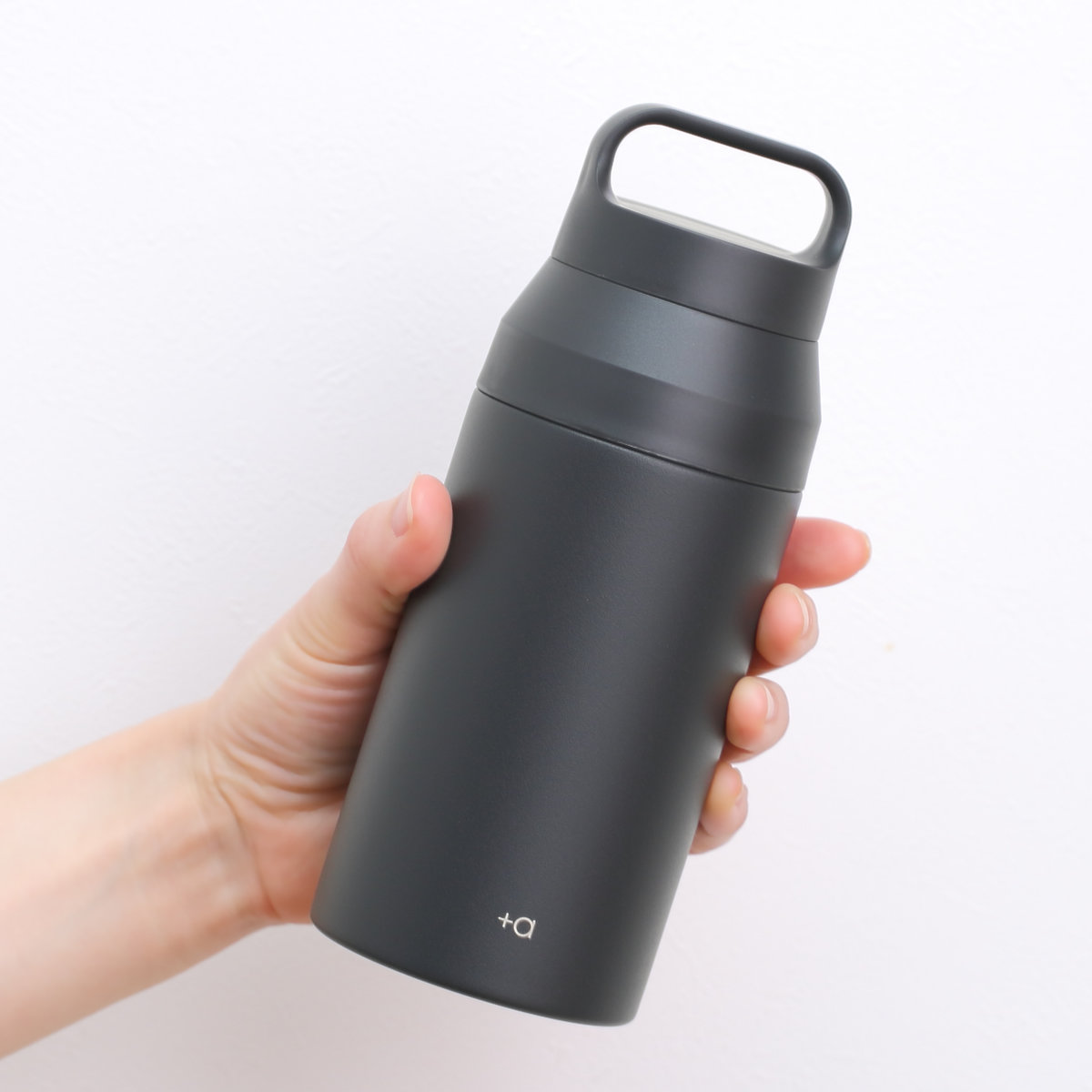 アスベル（ASVEL） 水筒 350ml プラスエー ハンドル付きステンレス