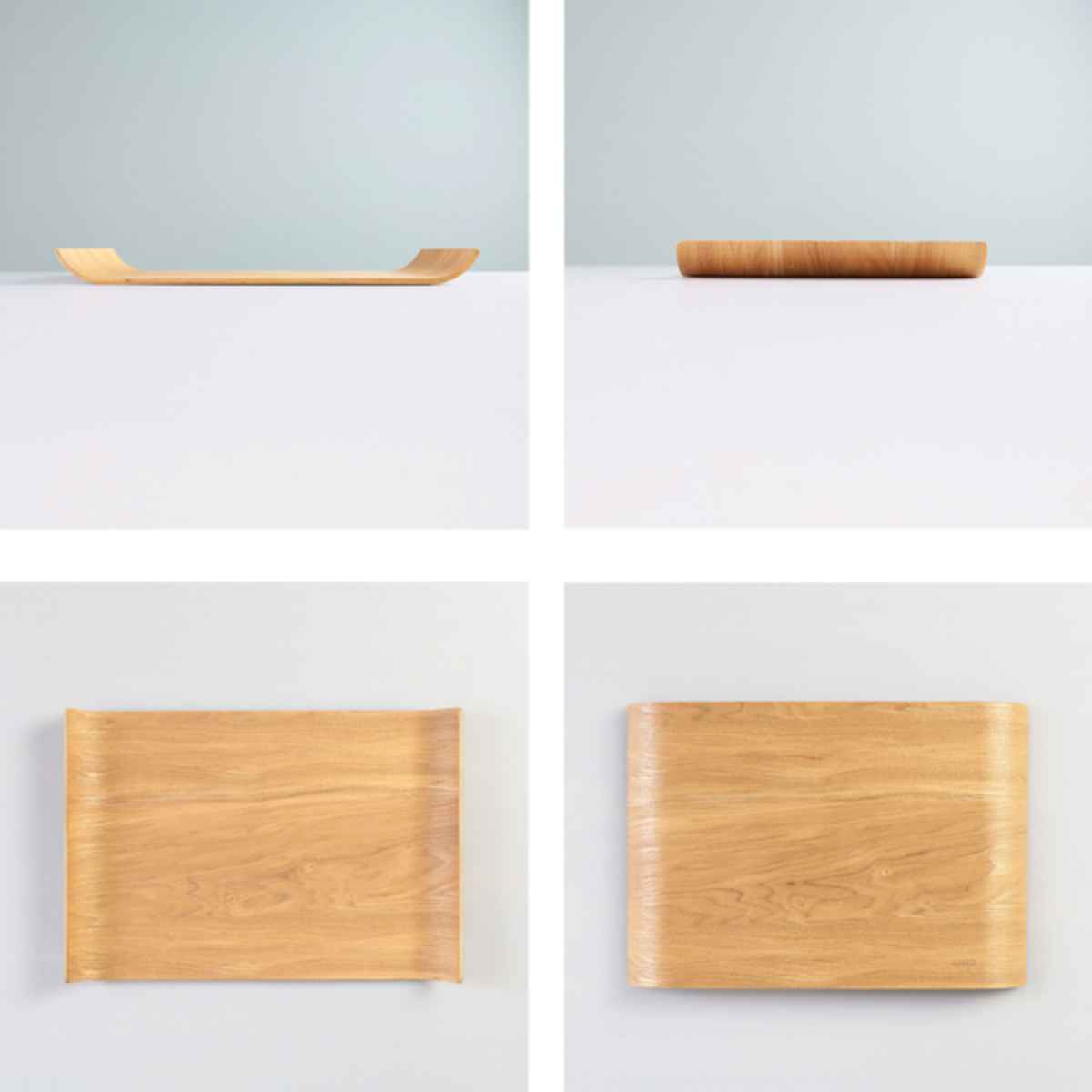 KINTO（キントー） ノンスリップカーブトレイ 360x250mm ウィロー