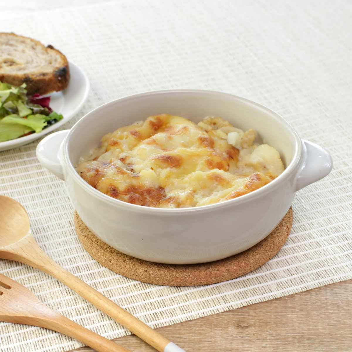 KINTO（キントー） ほっくり マル グラタン皿 （ 14cm ストーンウェア