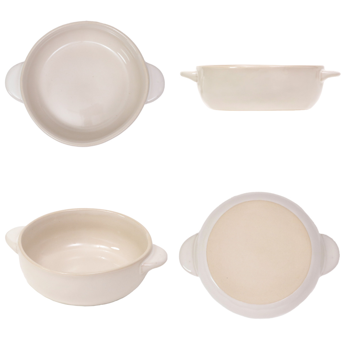 KINTO（キントー） ほっくり マル グラタン皿 （ 14cm ストーンウェア