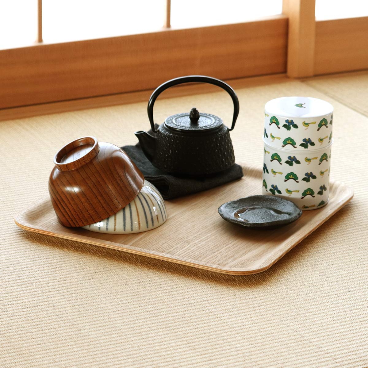 KINTO（キントー） ノンスリップトレイ 320x320mm ウィロー （ トレー