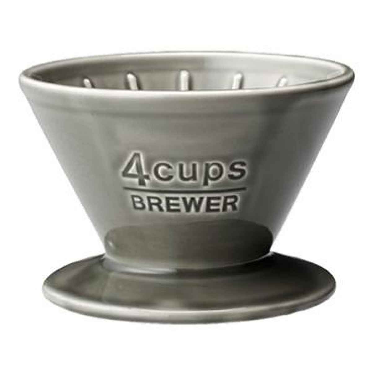 キントー コーヒーブリューワー 4杯用 ドリッパー SLOW COFFEE STYLE スローコーヒースタイル 磁器 （ KINTO 4cups 4カップ コーヒードリッパー 磁器製 ）｜colorfulbox｜02