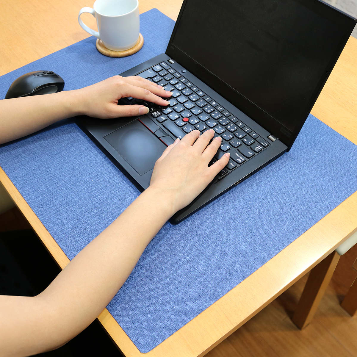 デスクマット さらさらデスクマット 45cm×58cm （ マット テーブル