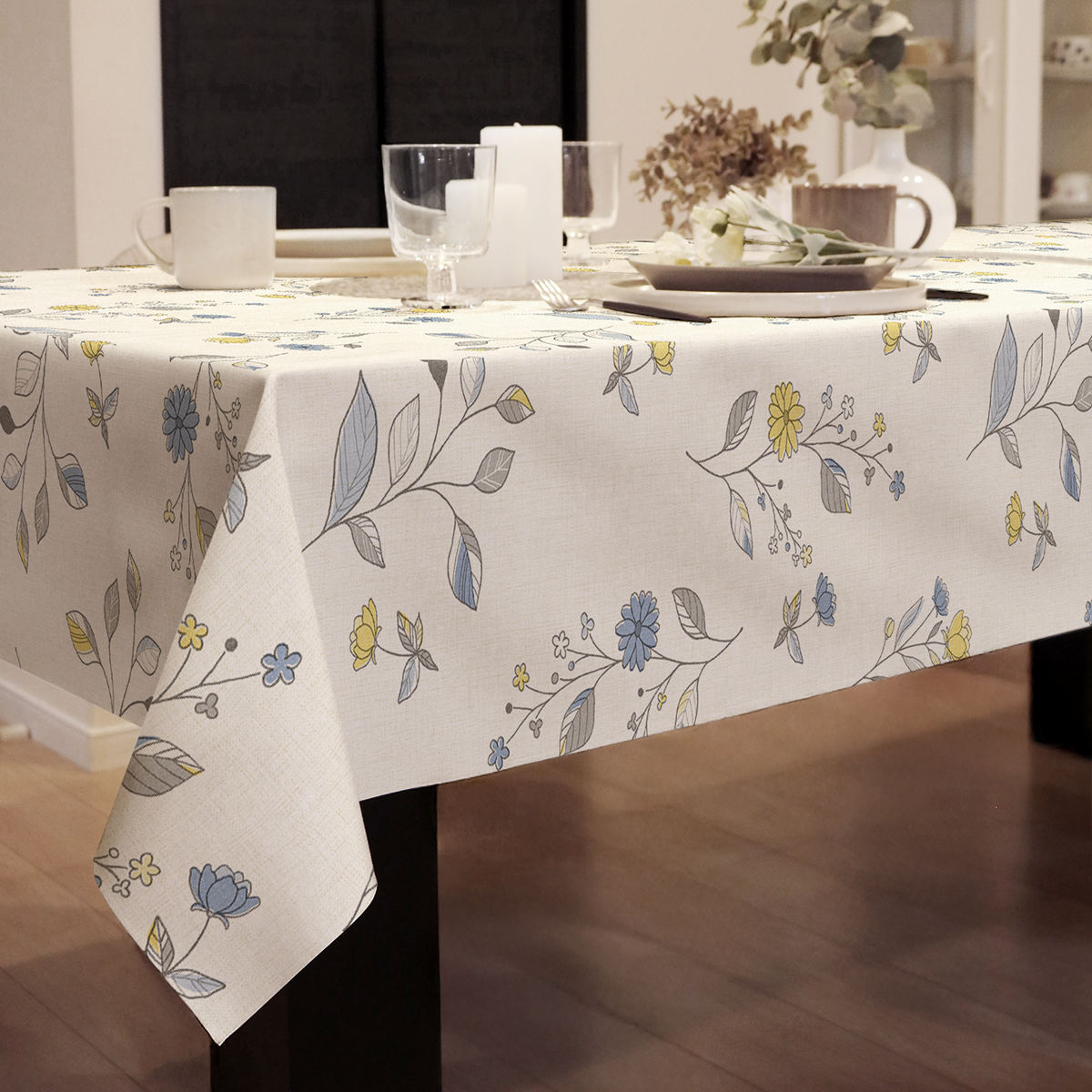 テーブルクロス ラク拭くテーブルクロス 120cm×150cm （ ビニール 樹脂