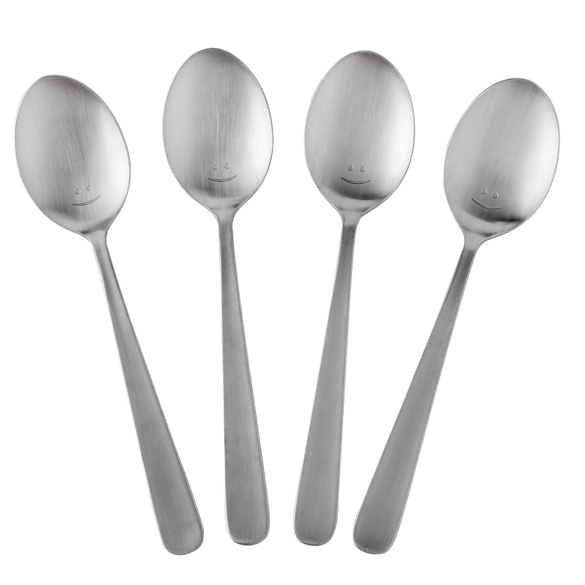 スプーン 逸品物創 スマイルスプーン 4本セット （ ステンレス 日本製