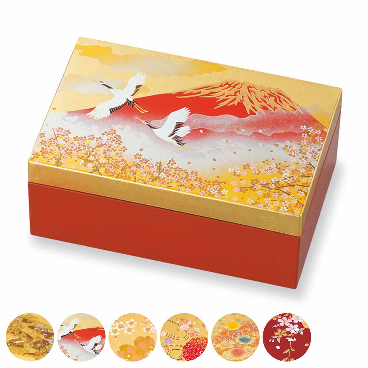 アクセサリーケース アクセサリーBOX 小 箔工芸 山中塗 和風 小物入れ