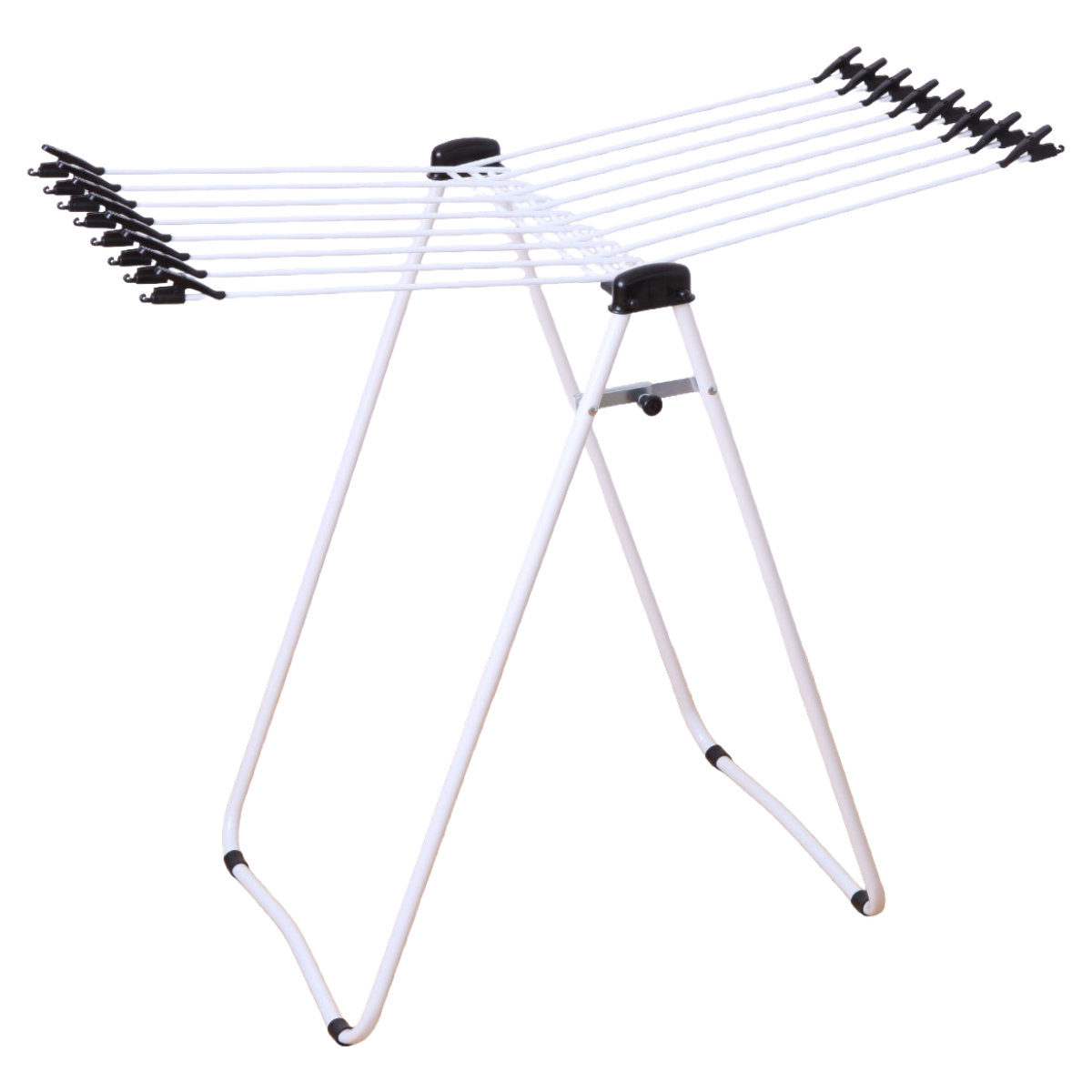 サワフジ 物干しスタンド 45 室内物干し クリップ付き 16枚掛け