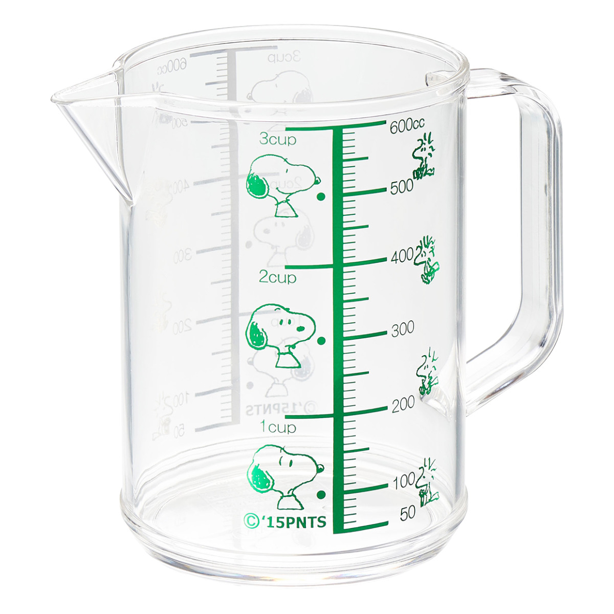 OSK（オーエスケー） 計量カップ 600ml スヌーピー メジャーカップ