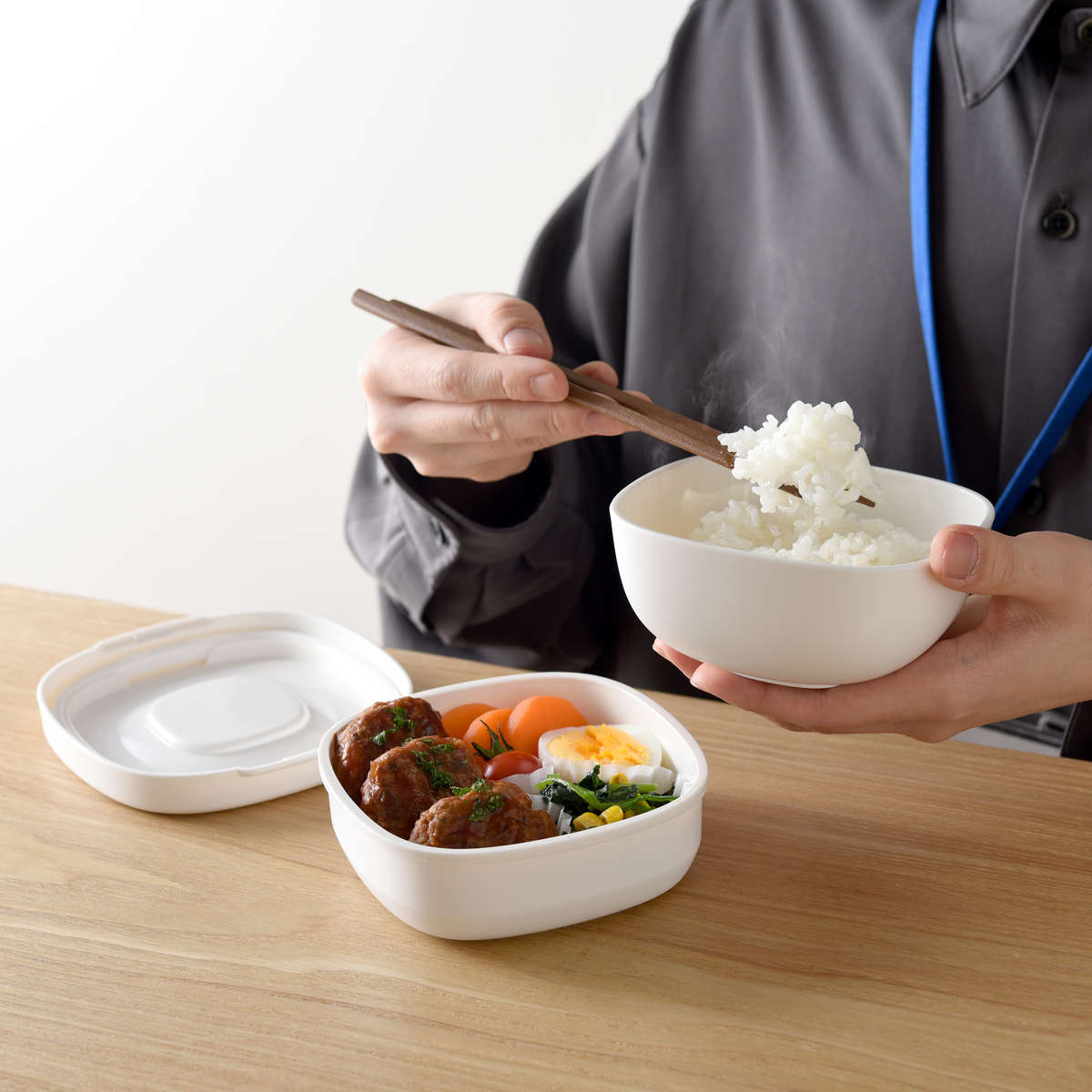 冷凍ご飯容器 お弁当がう米わん お弁当箱 79...の詳細画像5