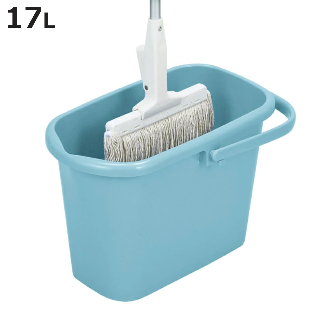 バケツ ニューセレクト モップバケツ 17L （ ばけつ プラスチック ブルー 17リットル スリム ）