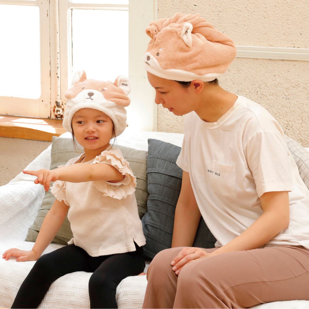 CB JAPAN（シービージャパン） ヘアターバン 吸水アニマルヘアターバン