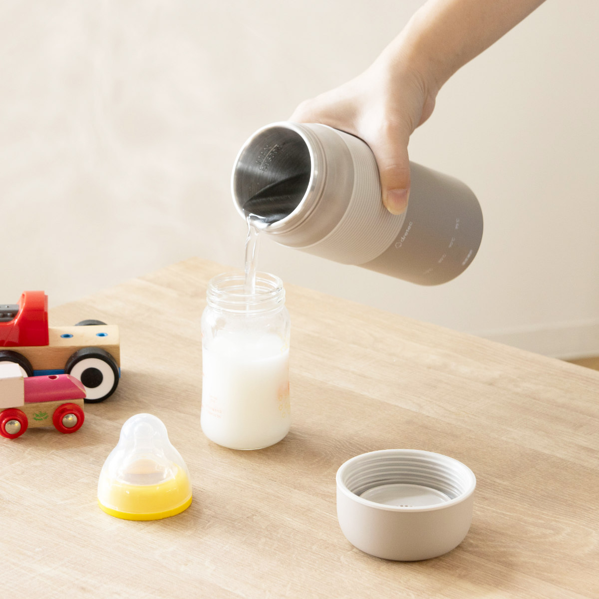 湯沸かしボトル 400ml 温度調節機能付き ...の詳細画像3