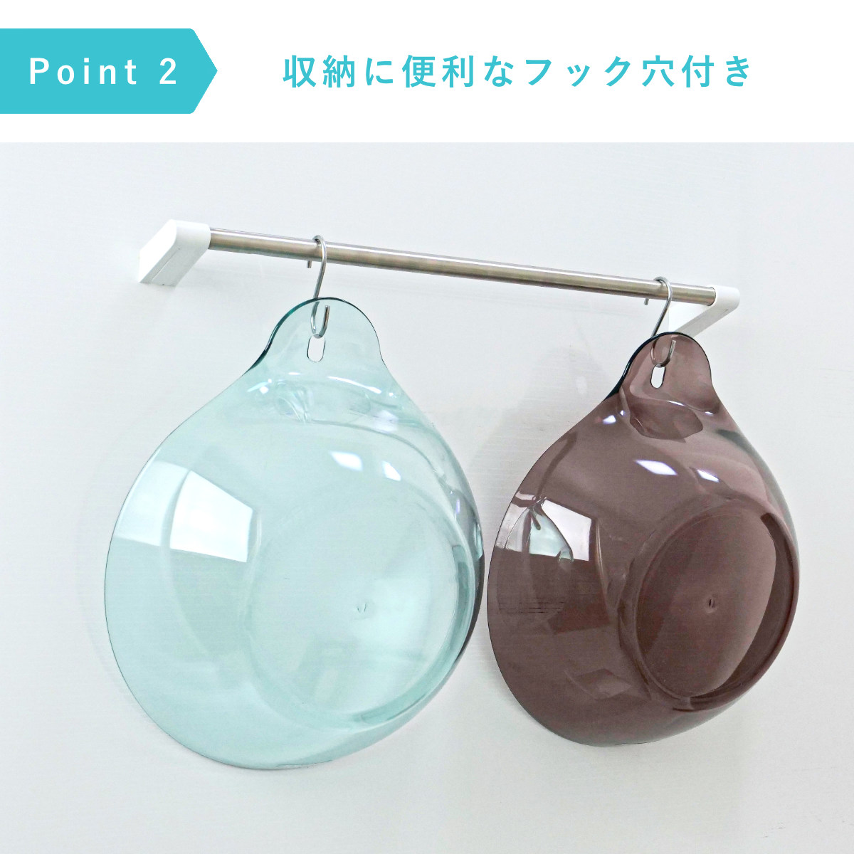 カラリ 湯桶 karali （ 湯おけ 風呂おけ クリア 洗面器 風呂桶 透明