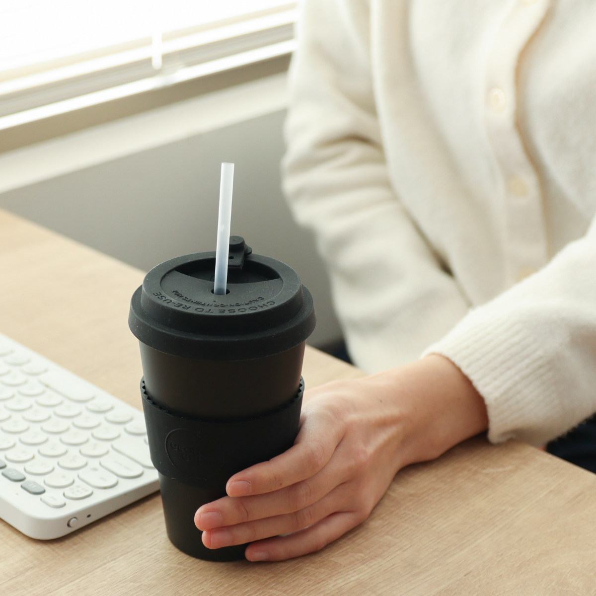 タンブラー 400ml エコーヒーカップ Ecoffee Cup 14oz PLA （ BPA