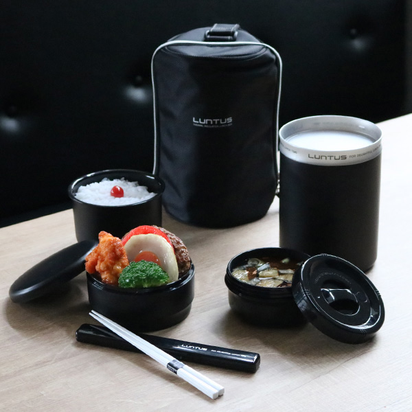 アスベル（ASVEL） 弁当箱 保温 1040ml ステンレス ランタス 縦型 箸