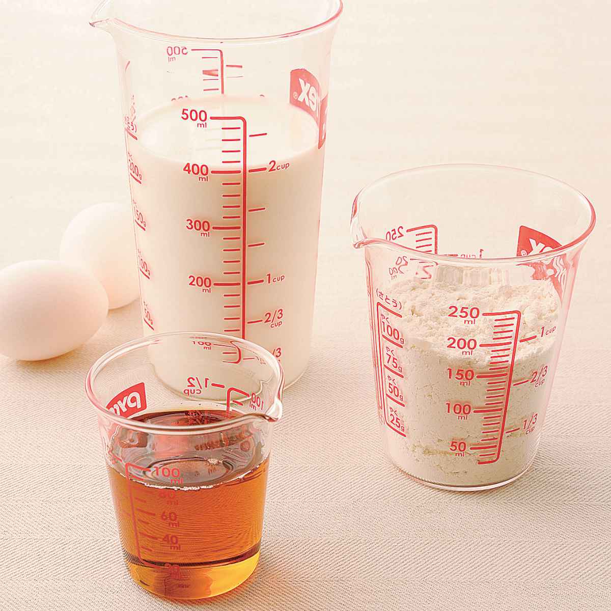 PYREX（パイレックス） 計量カップ 100ml 耐熱ガラス メジャーカップ