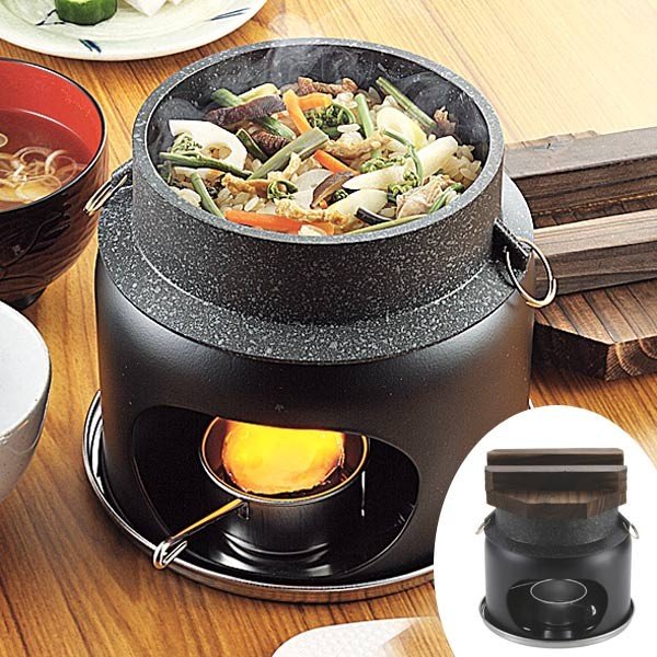 マーブルコート いろり鍋 懐石 16cm 3個セット （ 懐石料理 一人用鍋