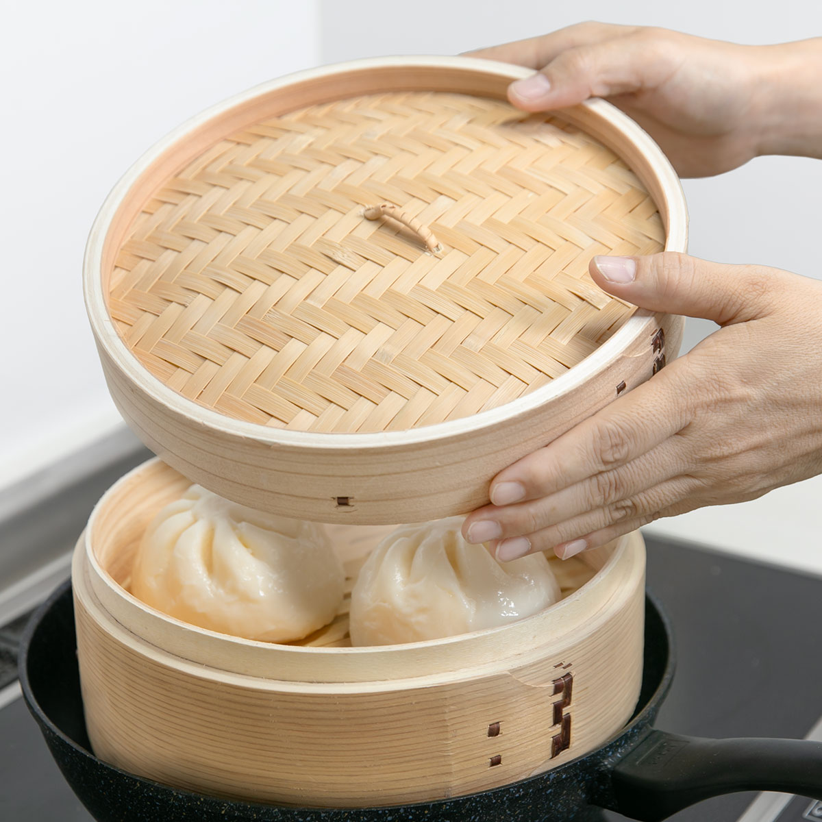 パール金属 中華せいろ 27cm 蒸し器 竹 木 和の里 （ 蒸籠 セイロ 蒸篭