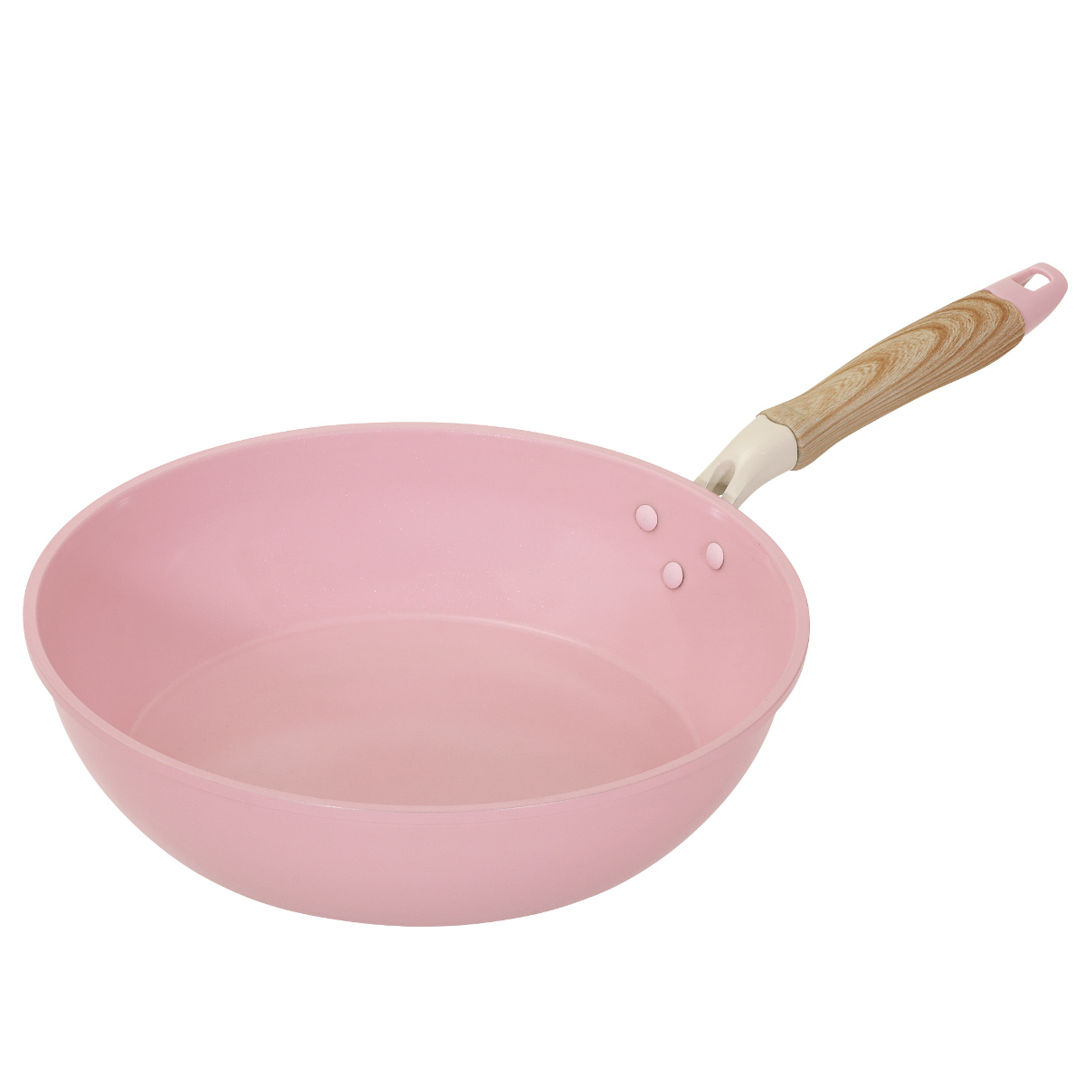 パール金属 炒め鍋 28cm IH対応 セラミック 軽量 ハルミック （ ガス火