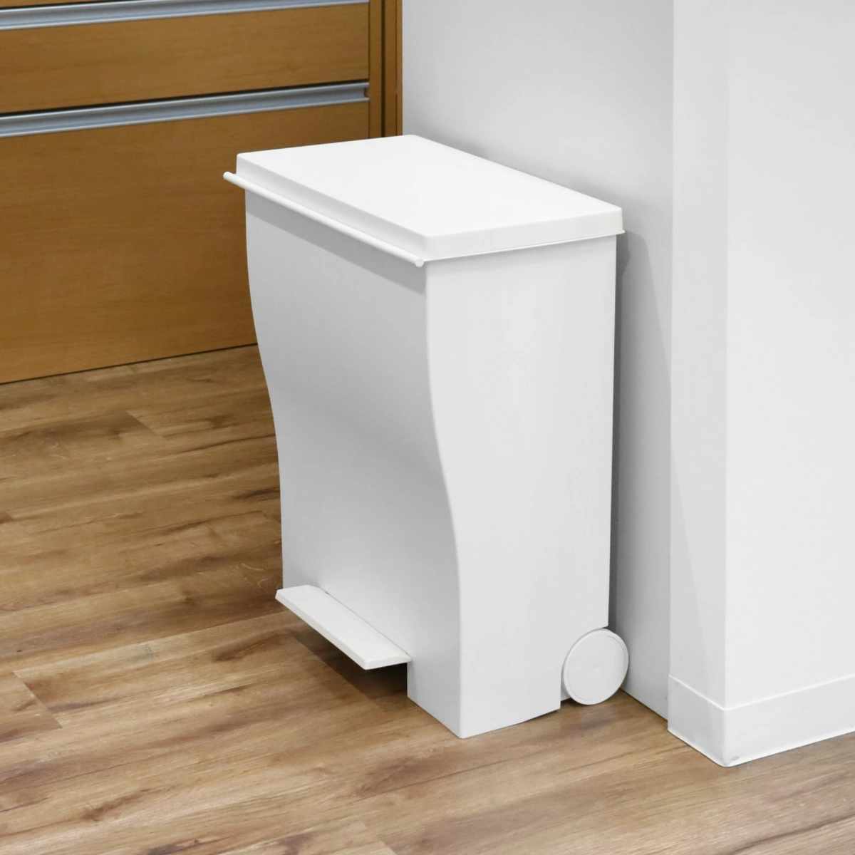 ゴミ箱 kcud 39L 横型 ワイド ペールカラー （ ごみ箱 クード 45Lゴミ袋対応可 45Lリットル袋 ダストボックス キッチン スリム ふた付き 分別 ） | ブランド登録なし | 21