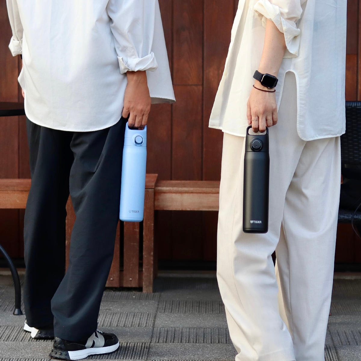 タイガー魔法瓶 タイガー 水筒 800ml 真空断熱ボトル ワンプッシュマグ