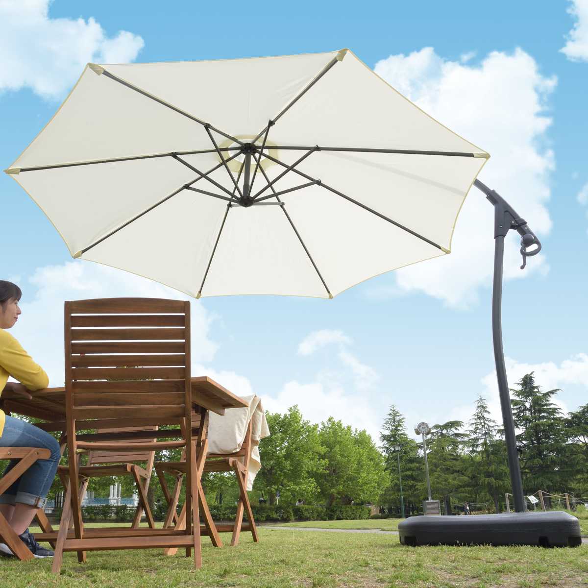 東谷 ガーデンパラソル 直径294cm 自立式 （ パラソル サンシェード