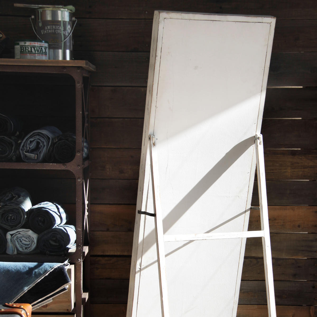 東谷 スタンドミラー アンティーク風 ルーアン ドアミラー （ 扉付き