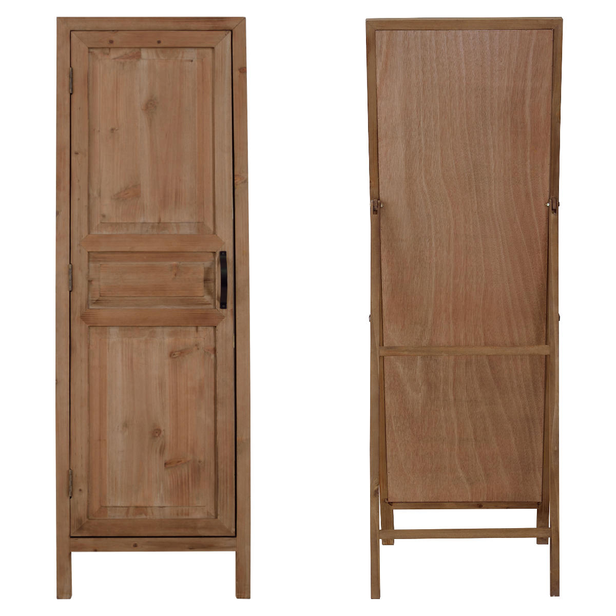 東谷 スタンドミラー アンティーク風 ルーアン ドアミラー （ 扉付き