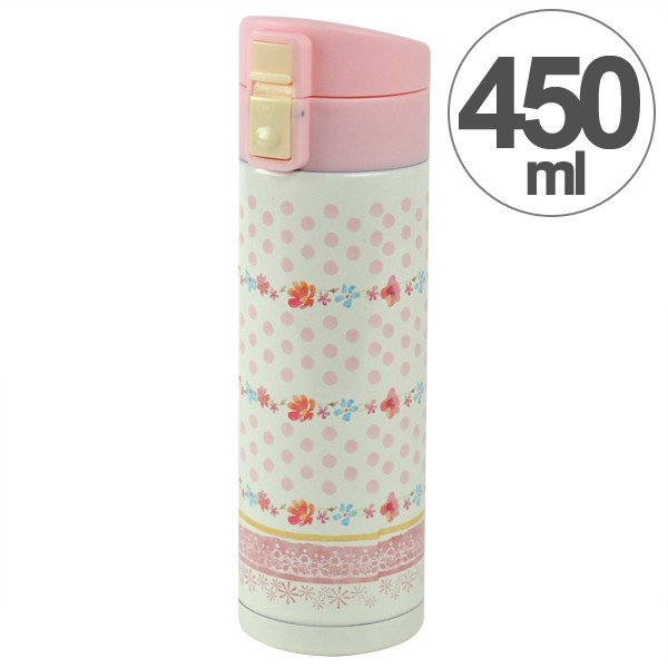 格安 ルシェルシュ 水筒 ワンプッシュボトル 450ml フラワーガーデン エッセンシャルオイル