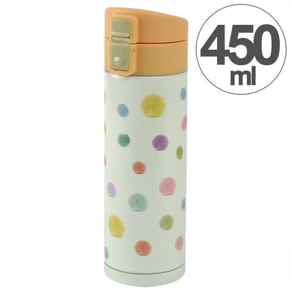 水筒 ルシェルシュ ワンプッシュボトル フラワーガーデン 450ml