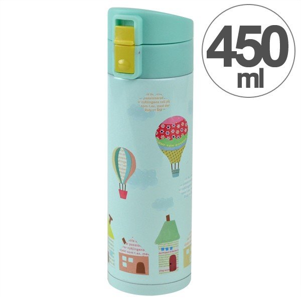水筒 ルシェルシュ ワンプッシュボトル フラワーガーデン 450ml