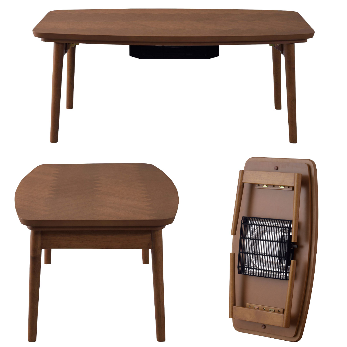 東谷 こたつテーブル 幅90cm 折りたたみ 木製 （ こたつ テーブル