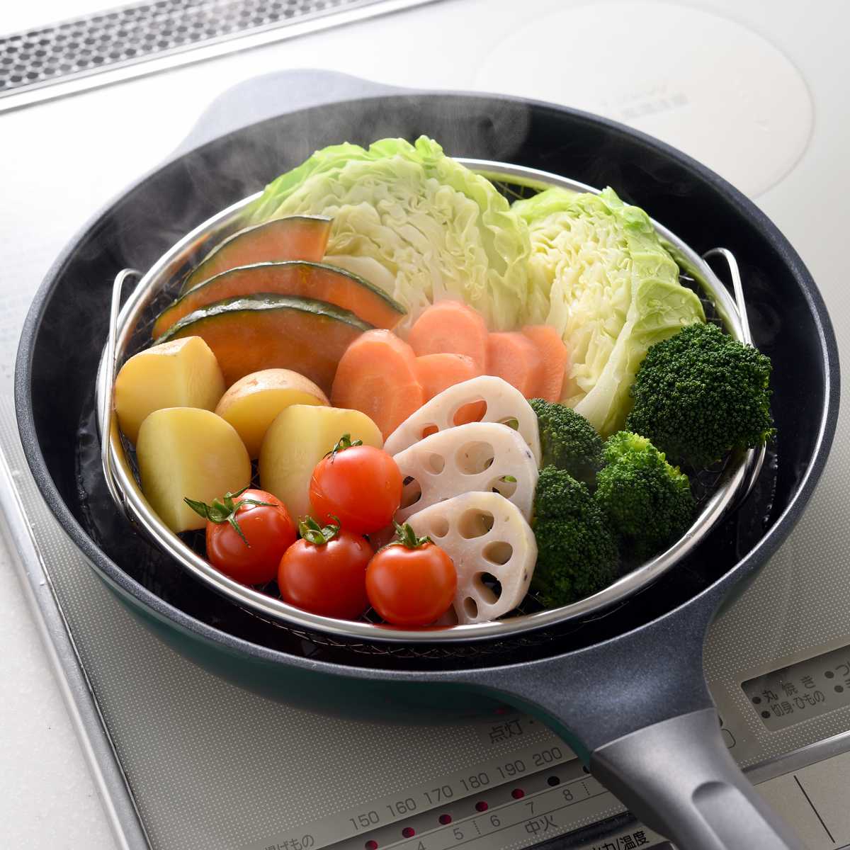 蒸し網用スタンド 19cm用 22cm用 逸品物創 ステンレス製 日本製