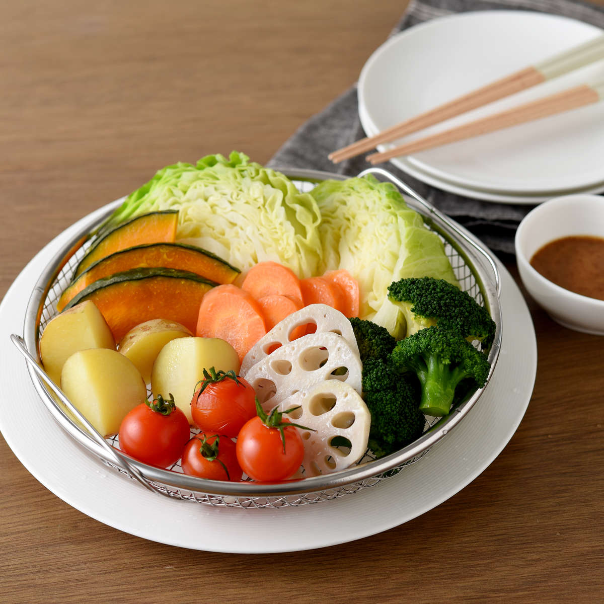 蒸し網用スタンド 19cm用 22cm用 逸品物創 ステンレス製 日本製