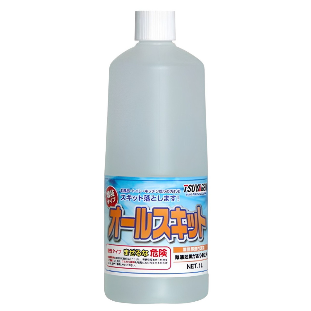 洗剤 洗浄剤 水周り 酸性洗剤 1L オールスキット 増粘 低臭 （ 業務用 風呂洗剤 トイレ洗剤 台所洗剤 クエン酸 有機酸 湯アカ ヌメリ 鏡のウロコ取り ）