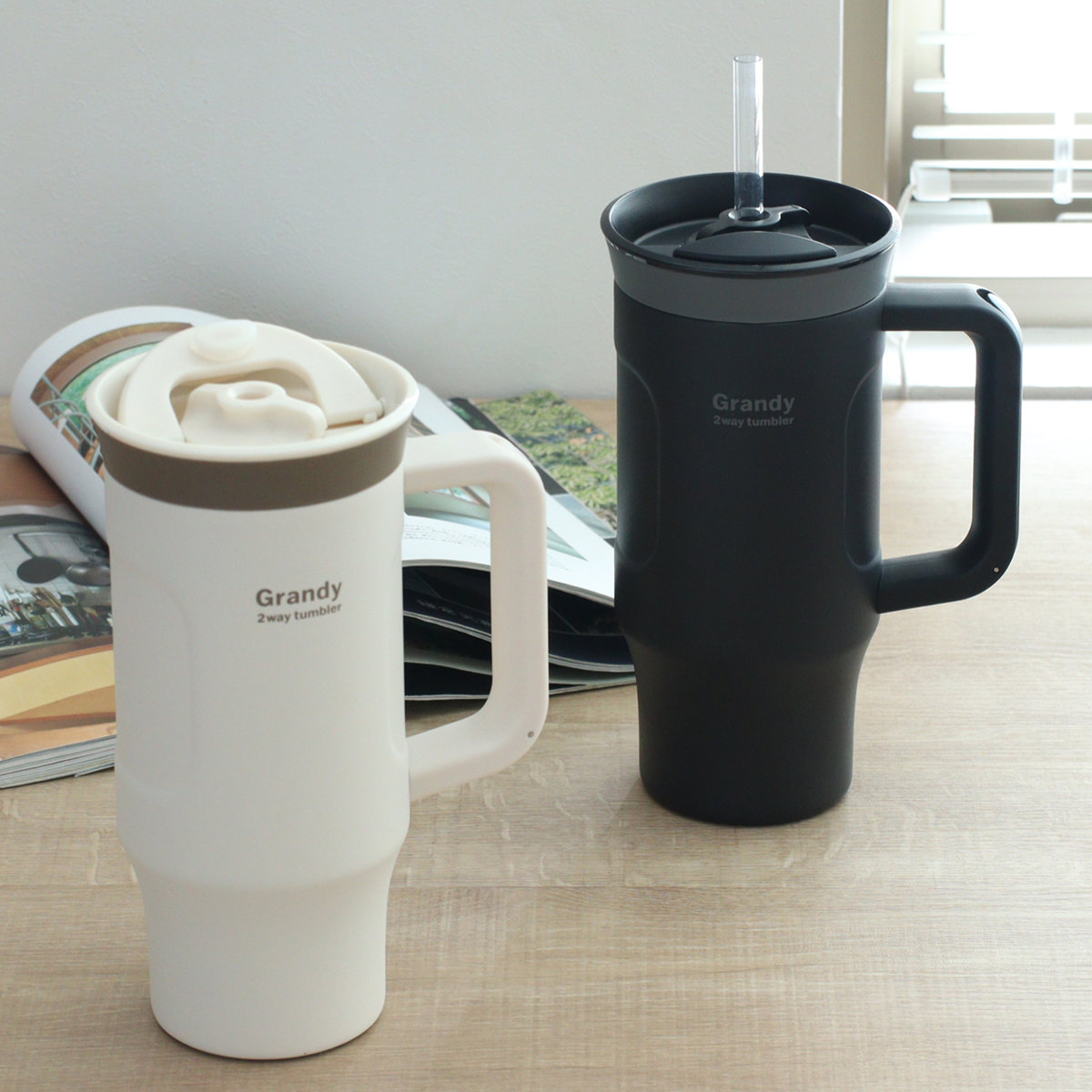 パール金属 タンブラー グランディ 2WAYタンブラー 600ml