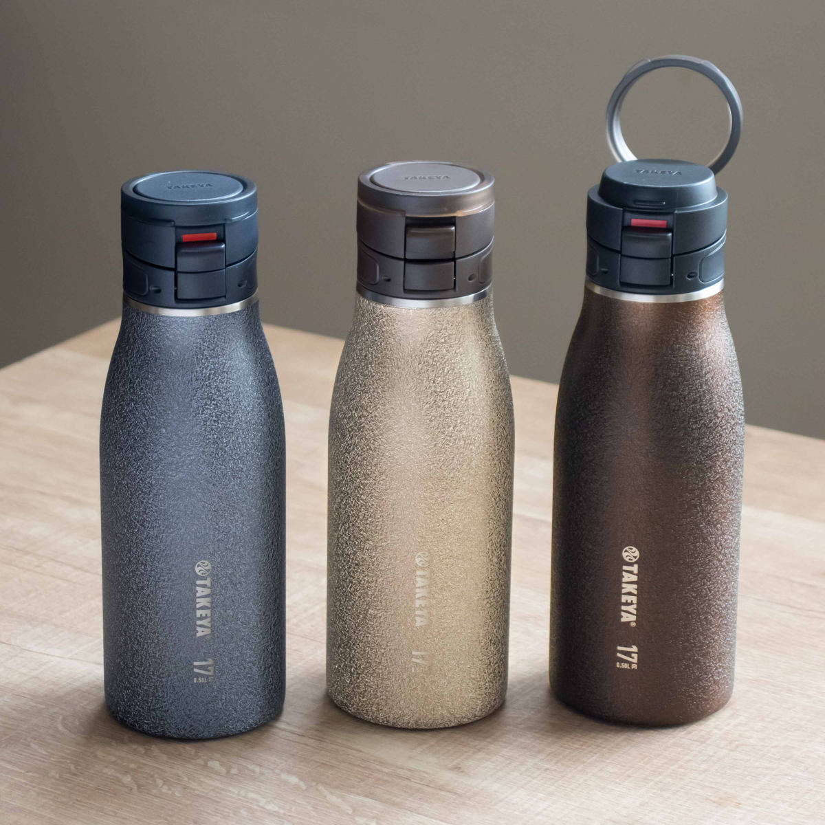 TAKEYA FLASK 水筒 500ml タケヤフラスク トラベラー17 （ ワンタッチ