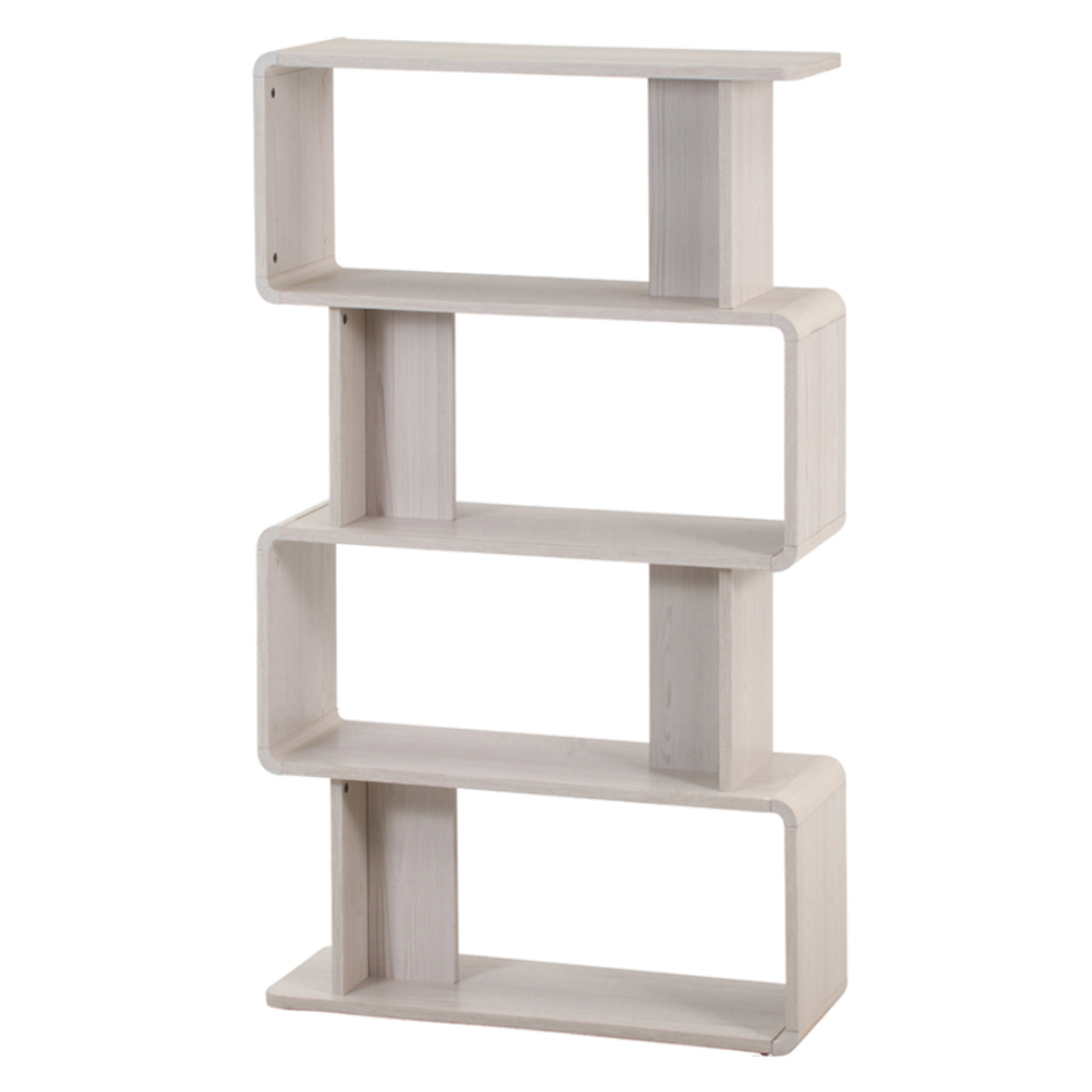 不二貿易（Fuji Boeki） ディスプレイラック 幅80cm 4段 木目調