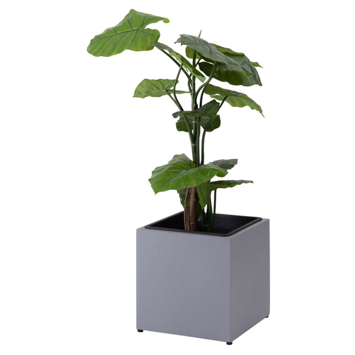 プランター コンクリート調 幅37cm （ プランターカバー スクエア 植木鉢 鉢 屋外 外 家庭菜園 寄せ植え おしゃれ ）の画像