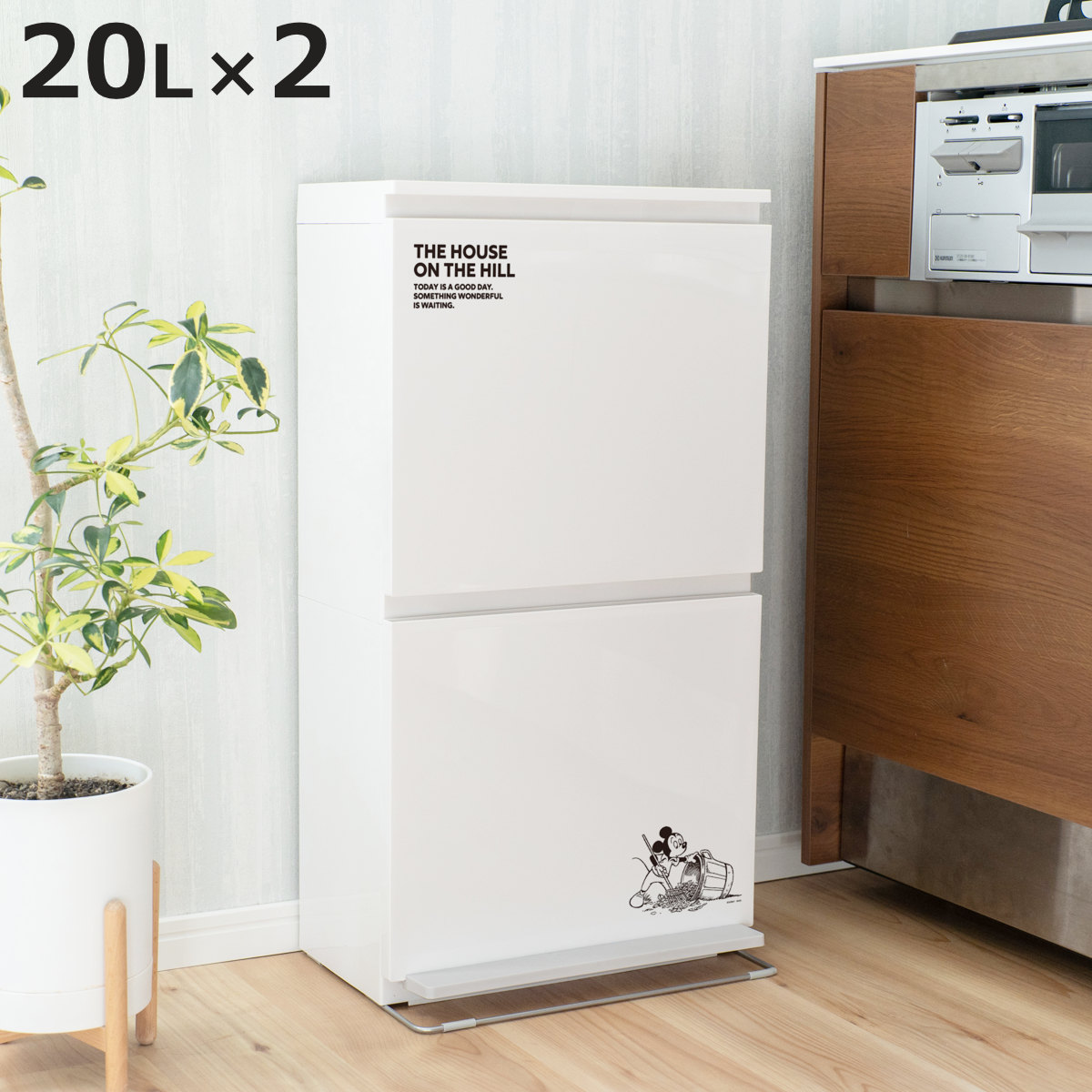 �S�~�� 40L 2�i ���� �y�_���� �~�b�L�[ ���C�h �f�B�Y�j�[ �i 40���b�g�� ���ݔ� Disney Mickey �L�b�`�� �ӂ��t�� �X���� �y�_�� �܂������Ȃ� �j