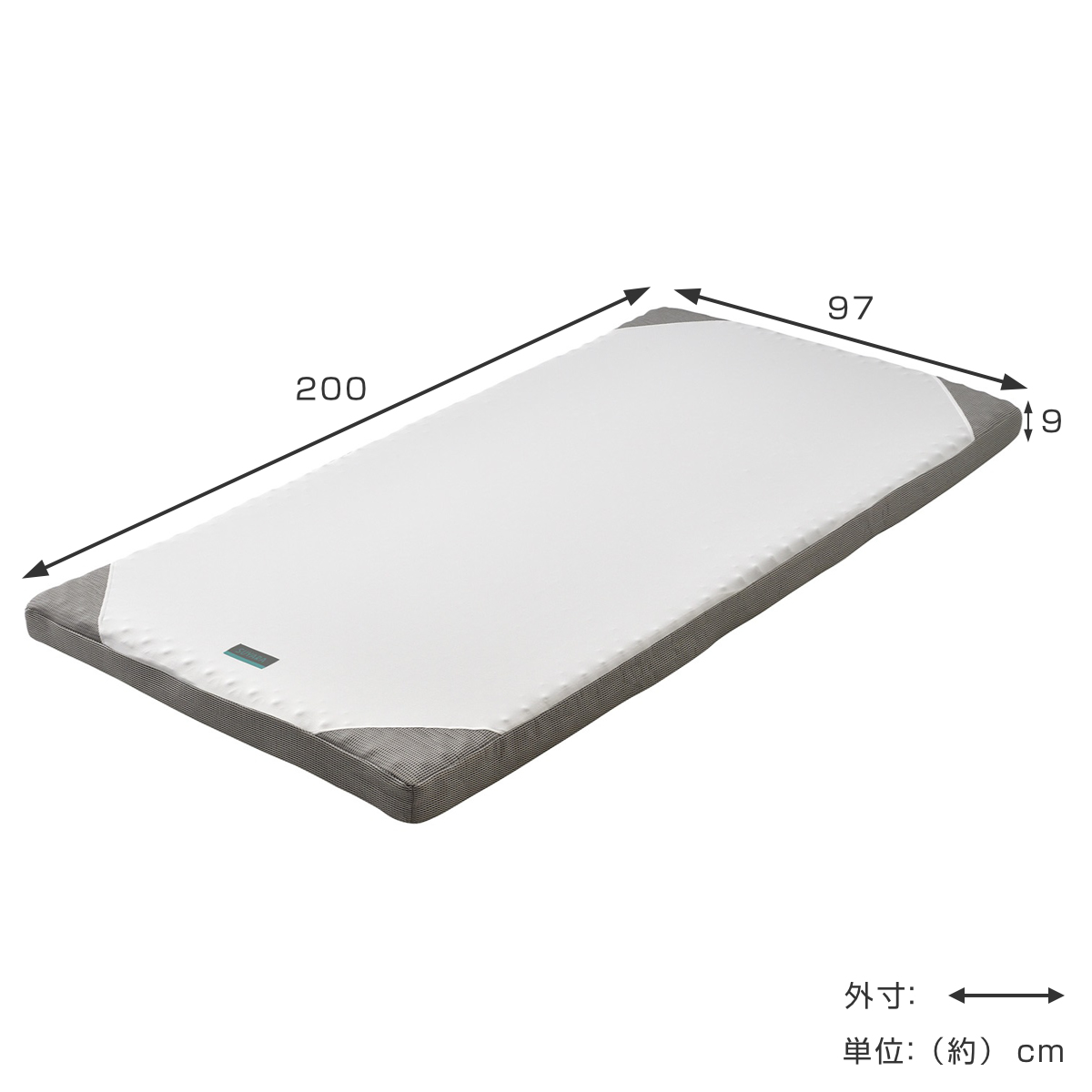 西川 マットレス ロール式 シングル RAKURA 体圧分散 （ ニシカワ ウレタン カバー洗濯可 寝具 健康サポート ）_5