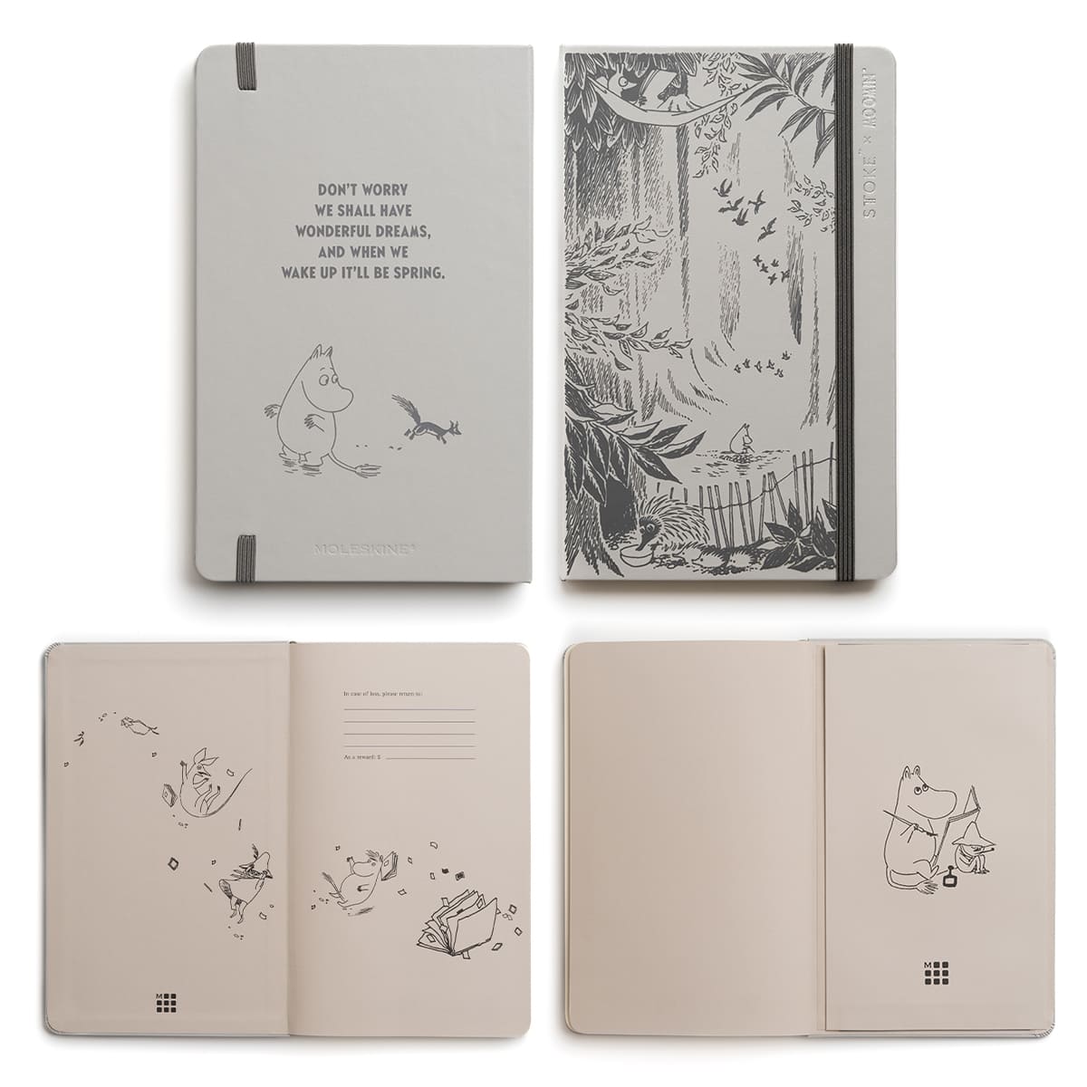 STTOKE（ストーク） タンブラー 470ml MOOMIN ×Moleskine Gサイズ 