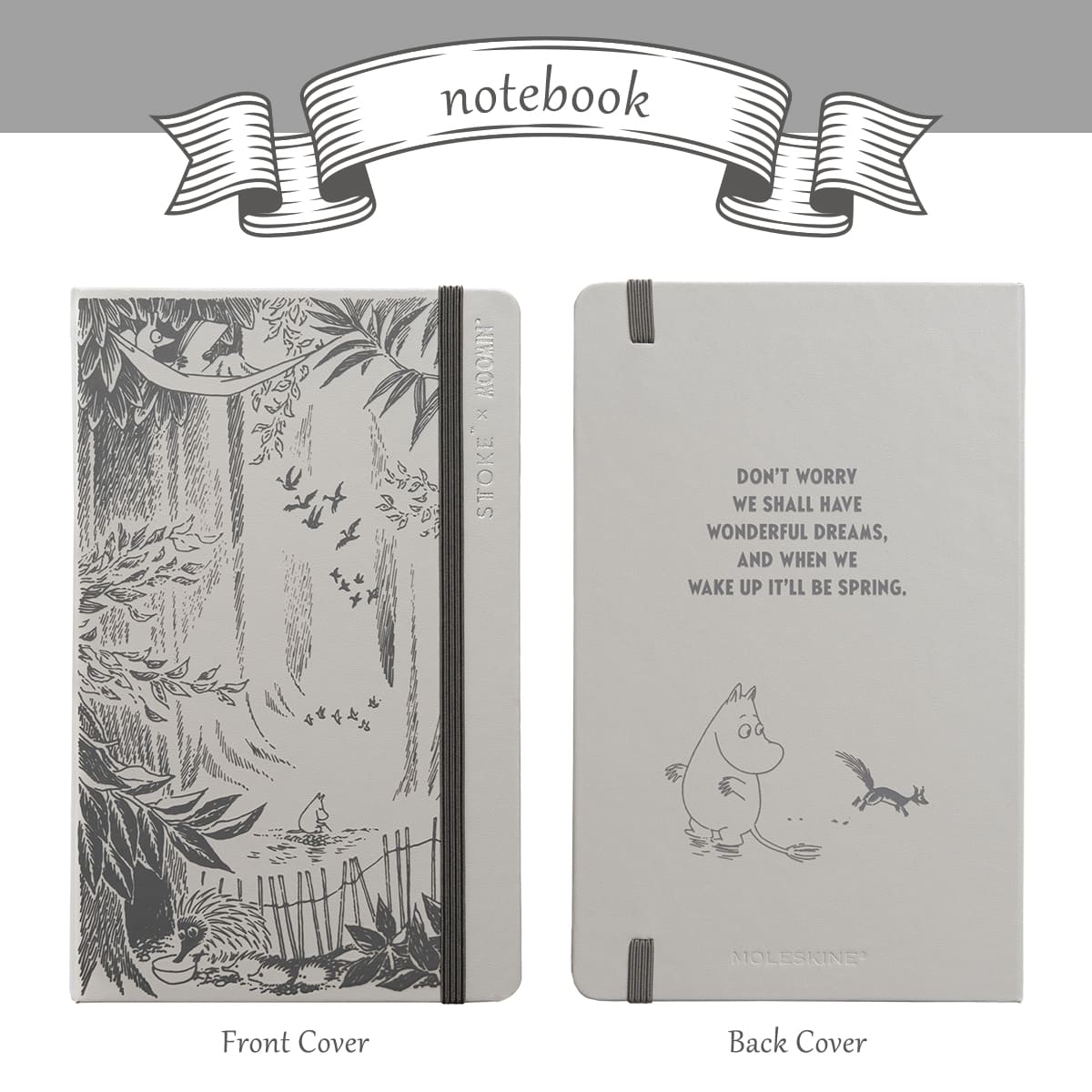 STTOKE（ストーク） タンブラー 470ml MOOMIN ×Moleskine Gサイズ 