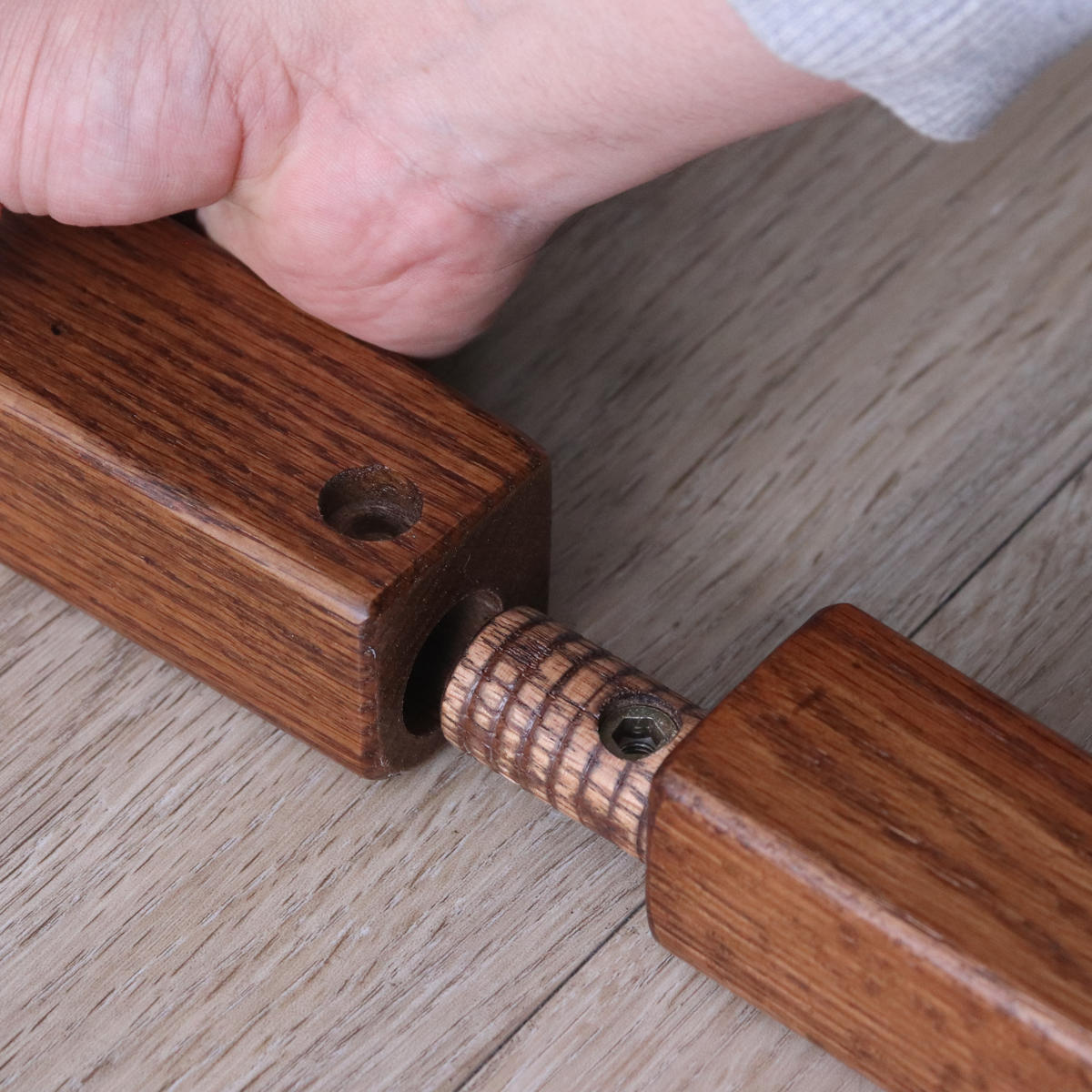 ダイニングテーブル 幅80cm 布団が掛けられる こたつテーブル レッドオーク 無垢材 （ テーブル 食卓テーブル ダイニング リビングテーブル ヒーターなし ）の画像