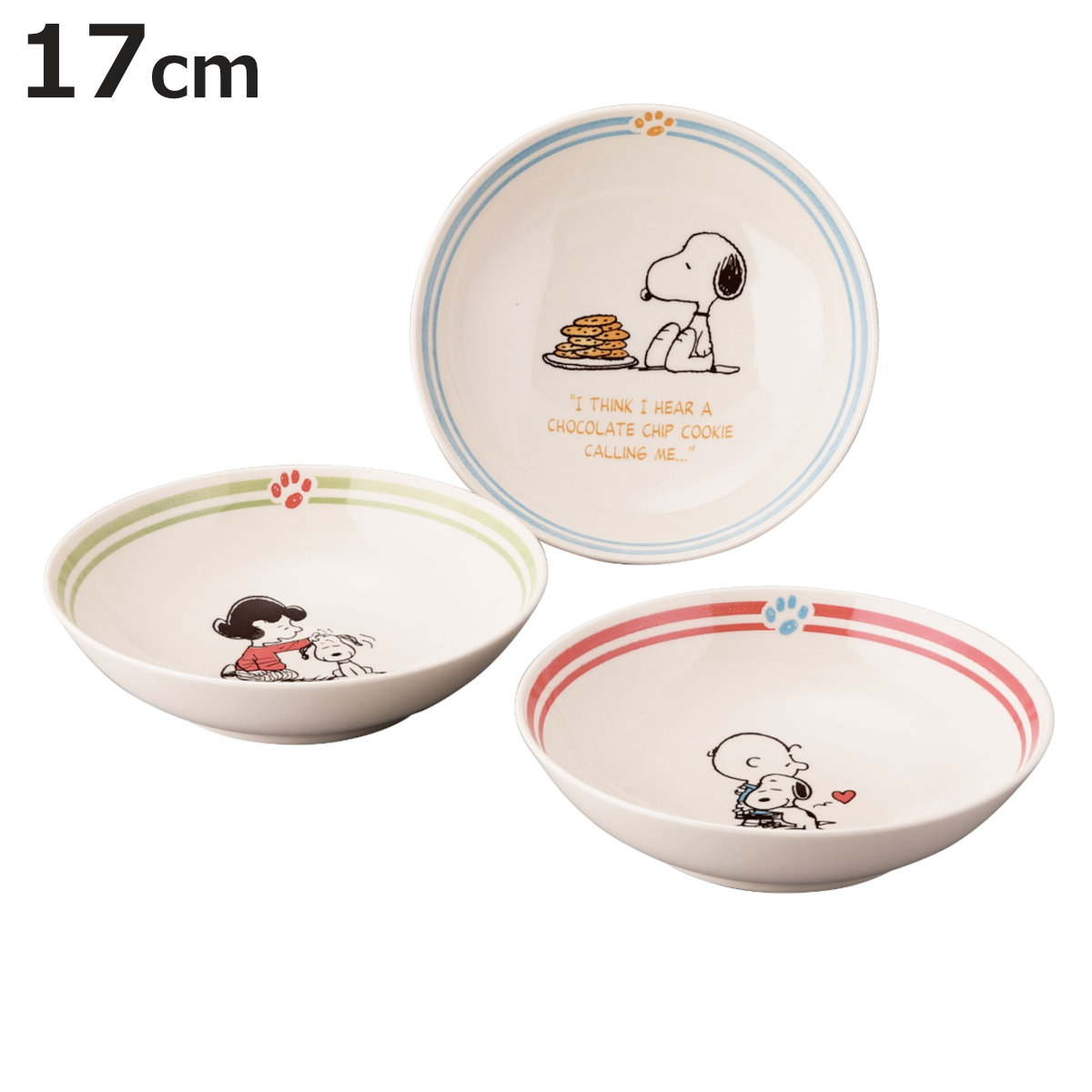 山加商店 ボウル トリオボウルセット スヌーピー （ 17cm 3枚セット
