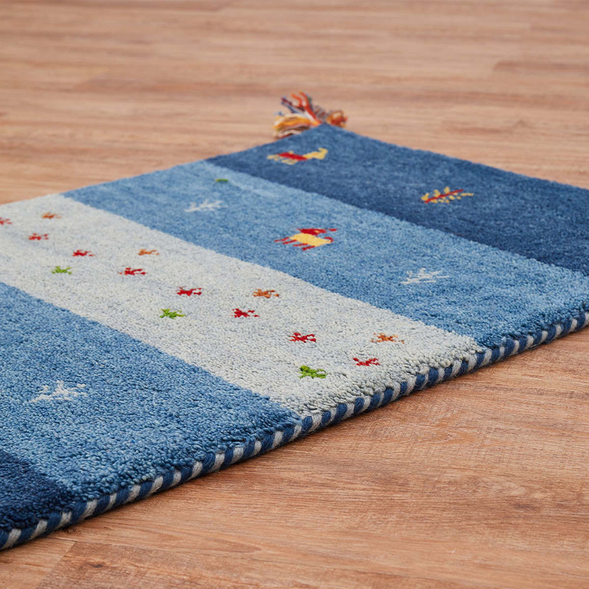 HAGiHARA（萩原） キッチンマット GABBEH ギャッベ ラグ 40×120cm