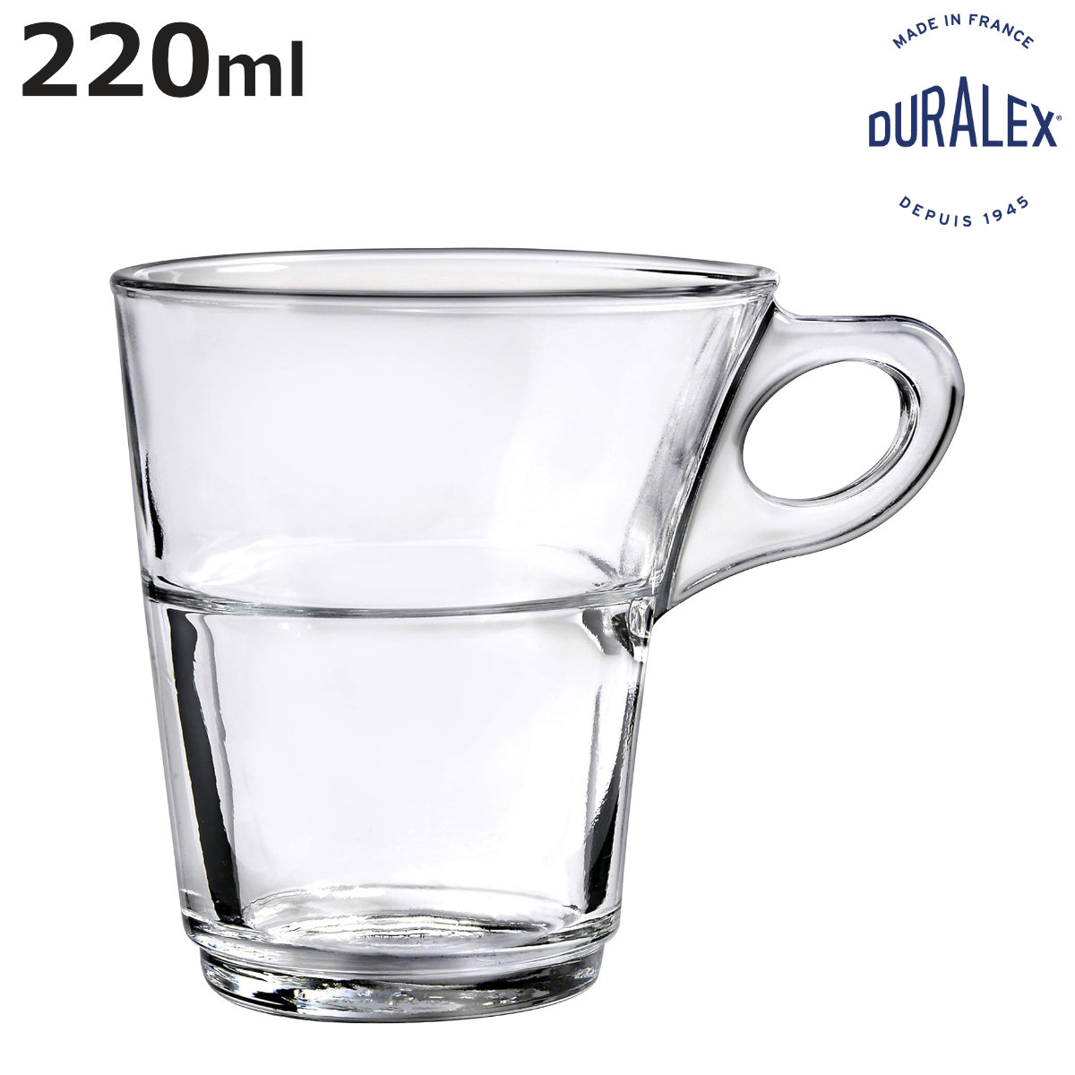 DURALEX �f�������b�N�X �J�v���X 220cc �i CAPRICE CUP �H��@�Ή� �d�q�����W�Ή� �����K���X �f�~�^�X�J�b�v �K���X �j